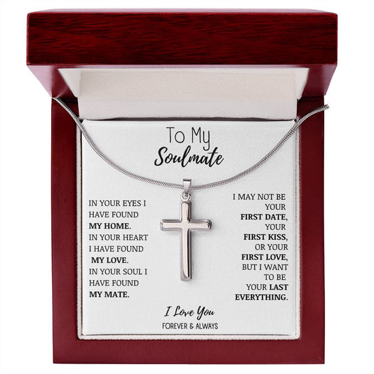 TO MY SOULMATE CROSS